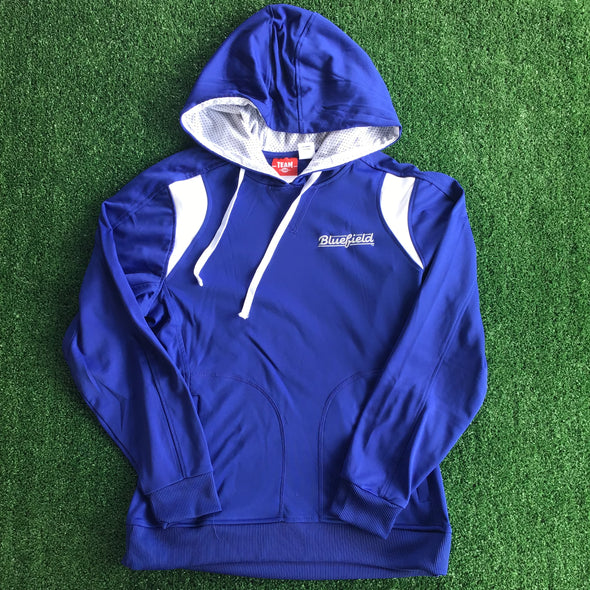 Bluefield Small Pocket Embroidered Royal Blue Hoodie DriFit