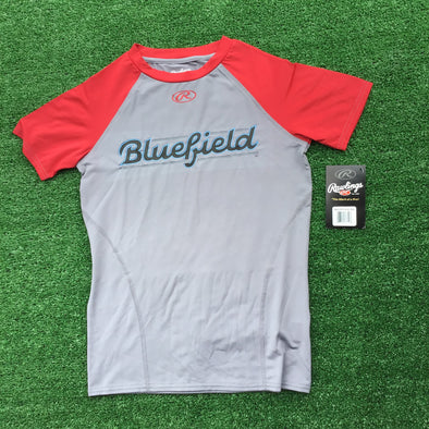 Red Bluefield Short Sleeve Compression DriFit