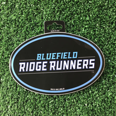Bluefield Ridge Runner Black Sticker Decal