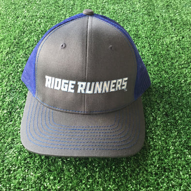 Ridge Runner Logo Grey/Blue Trucker