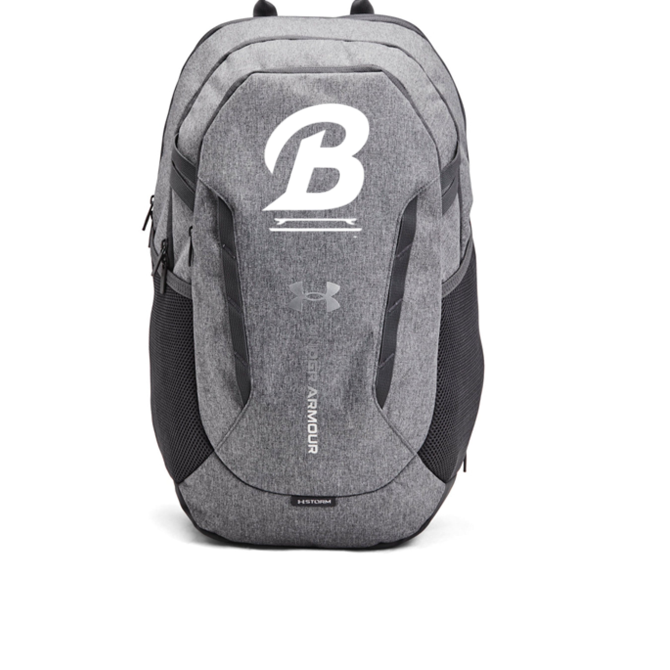armored laptop backpack B Logo Under Armor Backpack – Bluefield Ridge Runners Official Store
